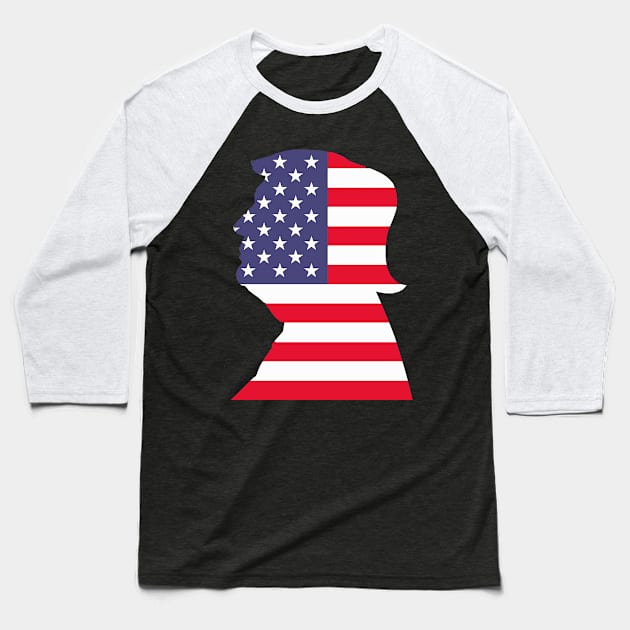 Trump Vote Election USA Flag United States First US Vote Patriotic 2020 Baseball T-Shirt by hispanicworld